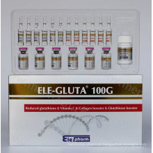 Ele 100g, Injecção de glutationa para branqueamento da pele